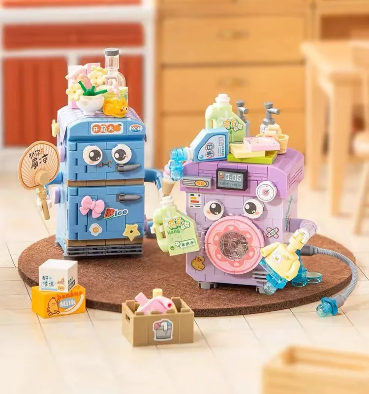 LOZ جديد اللبنات مشهد المدينة عرض مقهى متجر بيع بالتجزئة أبنية نموذج التجمع لعبة هدية عيد الميلاد للأطفال #1