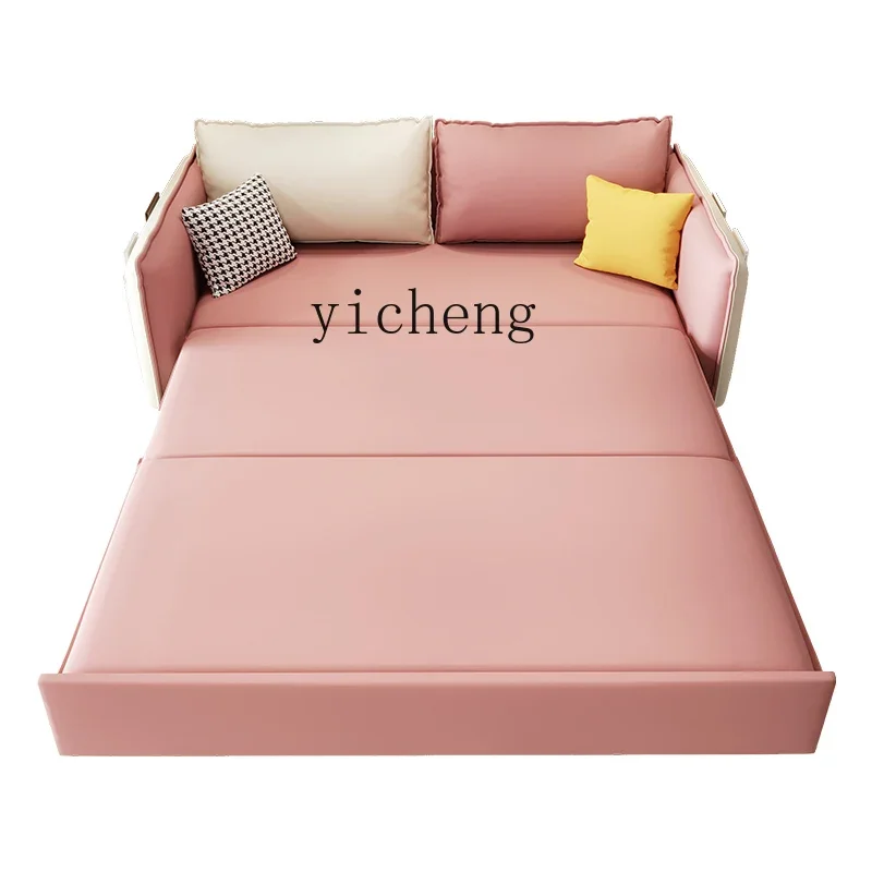 TQH color matching sofa bed folding dual-purpose small apartment living room multi-functional pull-out folding bed combing