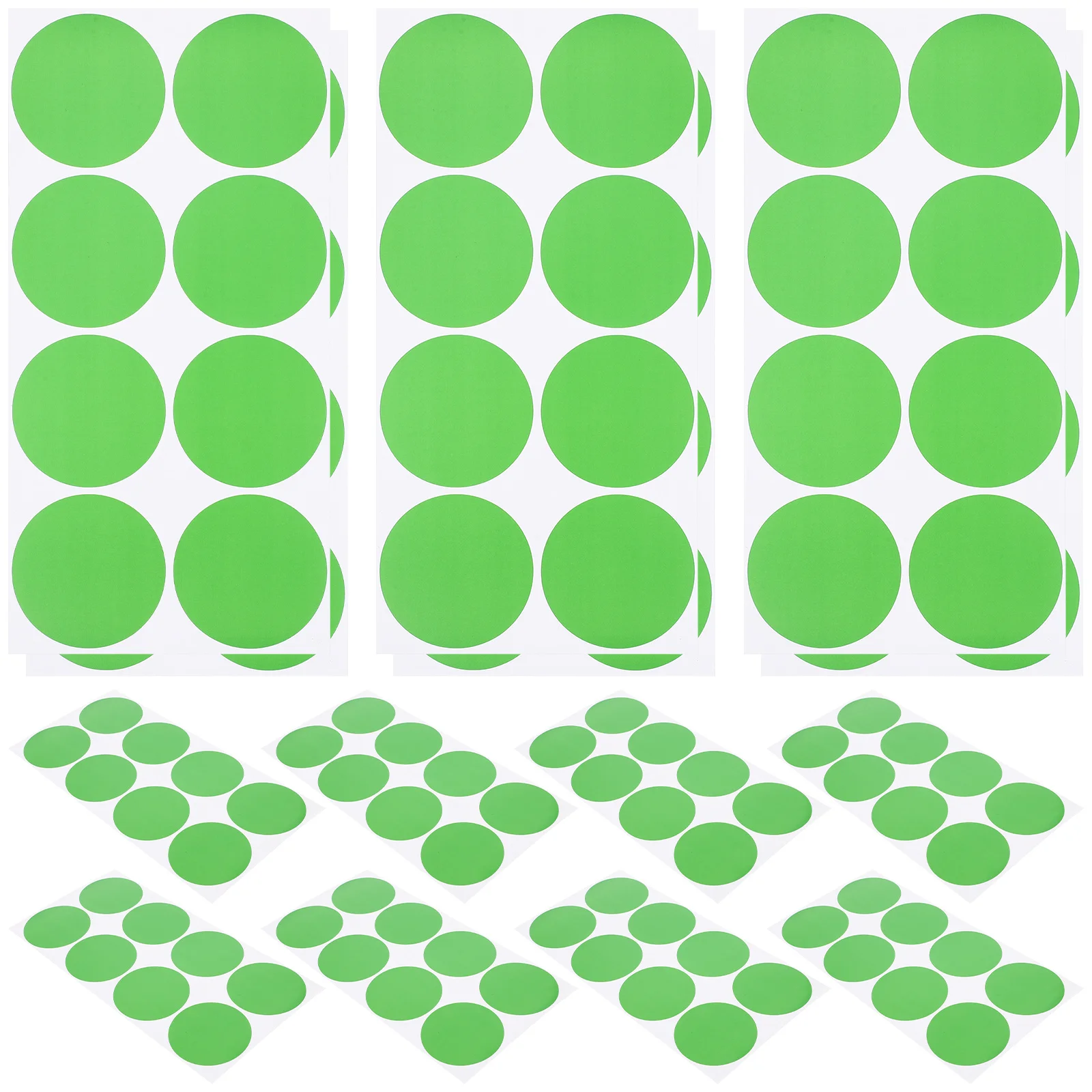 20pcs Colorful Dot Stickers Adhesive Round Labels For Home School Office Jars Bottles Organization Reusable Pvc Labeling