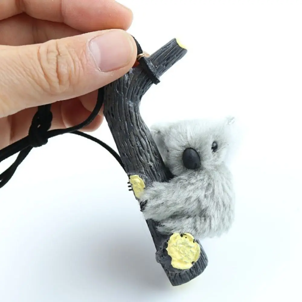 Fashion Branch Auto Interior Accessories Decoration Plush Koala Car Pendant Delicate Plastic Car Hanging Automobile