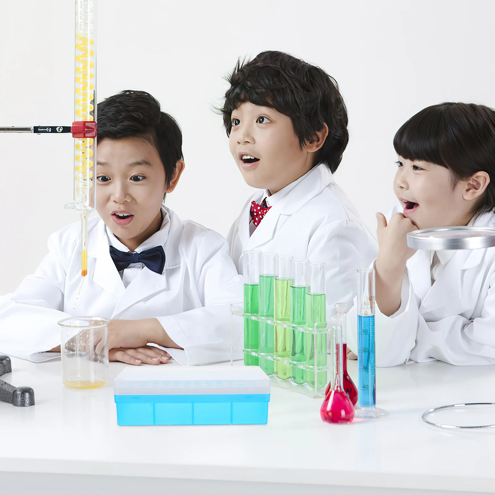 

2 pcs Holder Plastic Rack For Laboratory Storage Freezing Use Tube Plastic Stand Test Tube