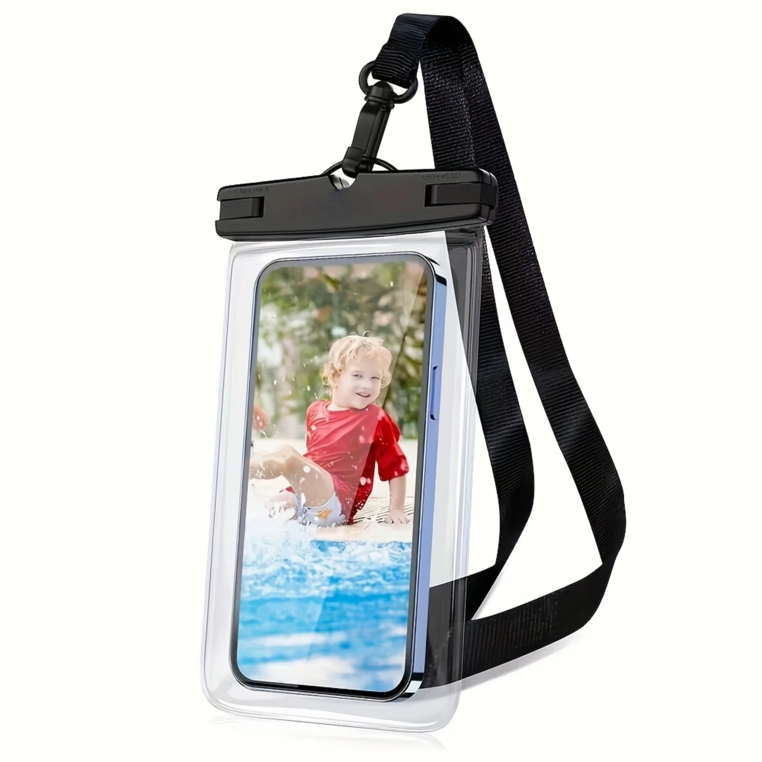 

1pc Grefay Waterproof Mobile Phone Case, IPX8 Underwater Mobile Phone Case, Dustproof Dry Bag, Compatible With Up To 7 Inch 14