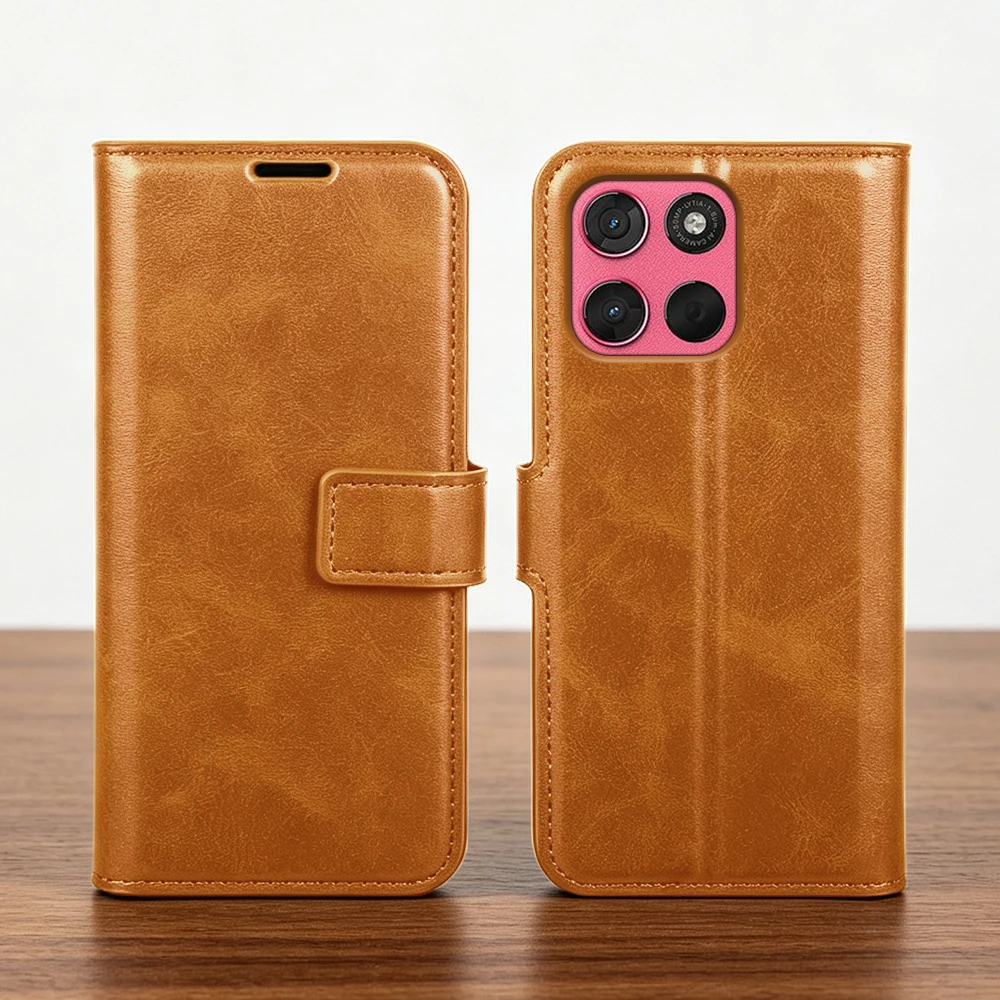 Phone Case Cover For Motorola Edge 70 Max Fusion 60 Pro 50 Ultra Signature G56 G77 G47 G86 G67 G57 G37 Power Leather Flip Case