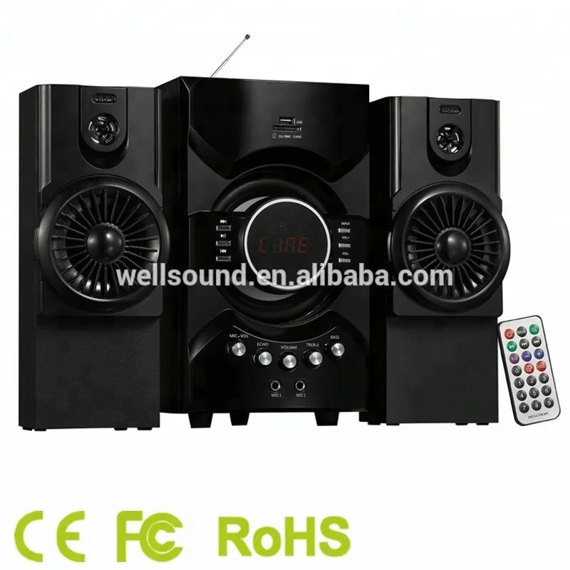 Museeq Best selling multimedia speaker home theater system 2.1 private model with USB SD FM BT FM radio function