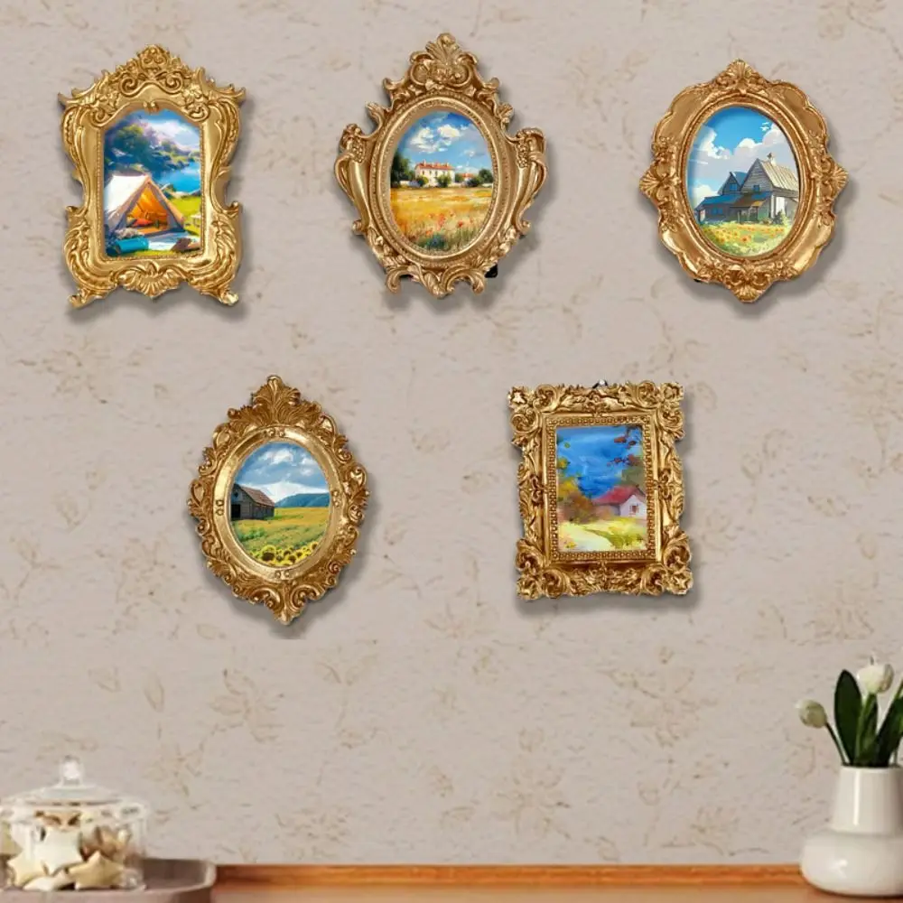 Elegant Vintage Picture Frame Resin Ornate Details Victorian Photo Frame Can Be Placed Can Be Hung Baroque Decor Frame