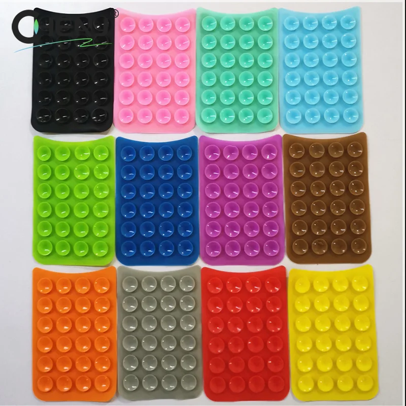 Silicone Suction Cup With 24 Square Suction Cups Silicone World Silicone Mobile Phone Fixing Suction Cup Car Mounted Bracket