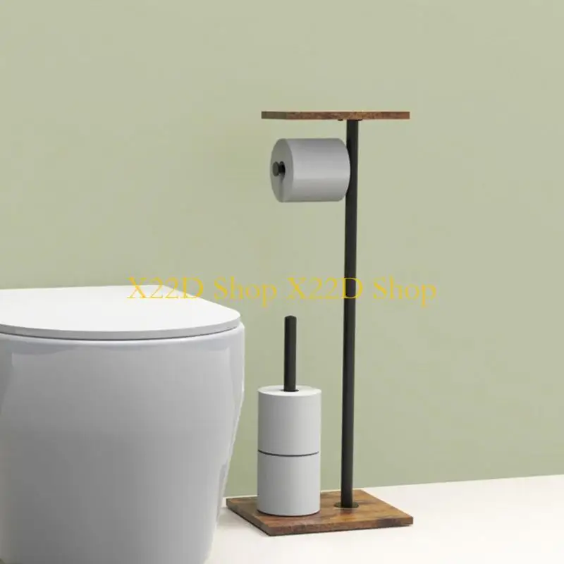 x22d密集部門の容易な再配置のための移動可能な天然木のトイレット-ペーパーの貯蔵棚
