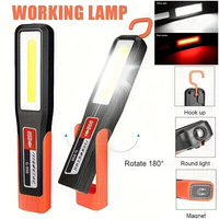 Super Bright COB Work Lamp USB C Rechargeable Handheld Flashlight Powerful Magnetic Car Repair Lamp Outdoor Waterproof Torch