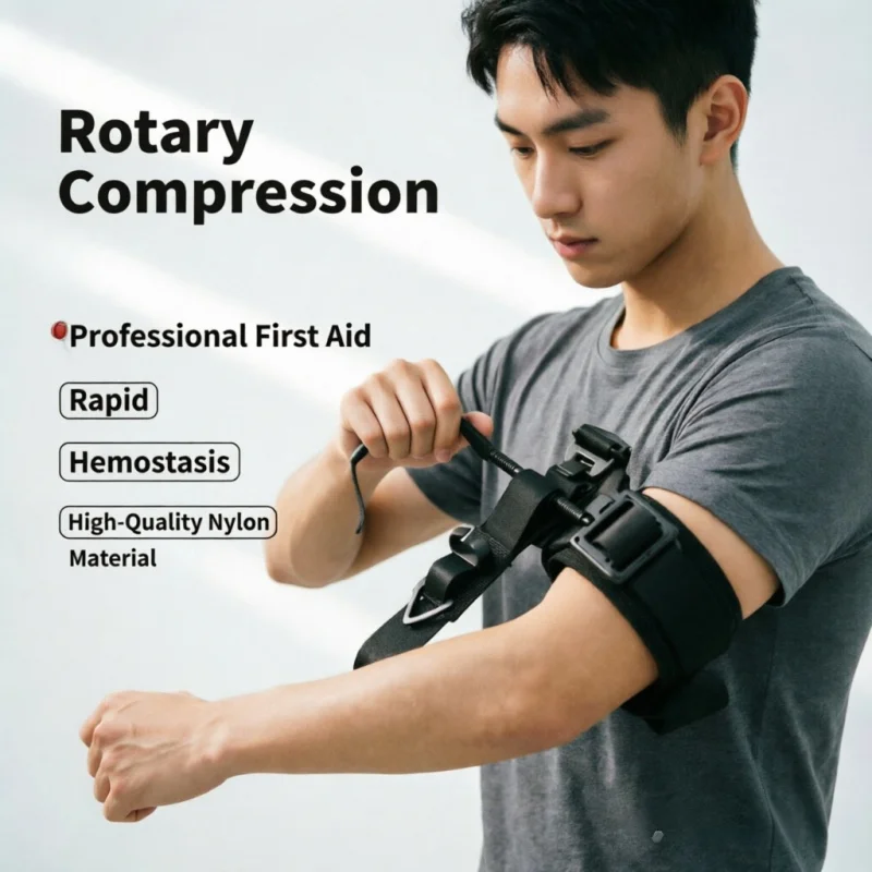 2/4Pcs SOF Tourniquet System with Aluminum Rod, Rotating Hemostatic Bandage for Tactical Trauma First Aid