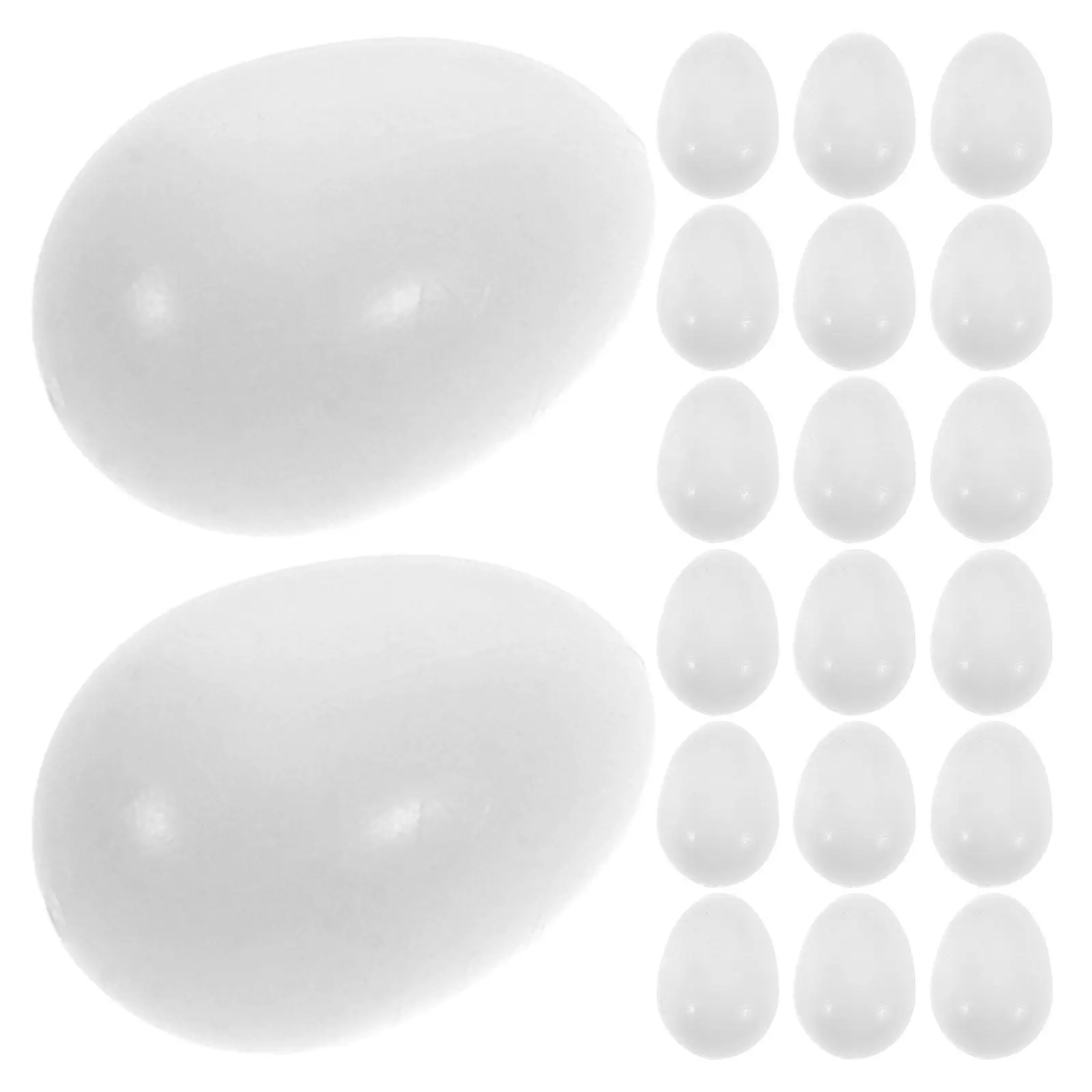 22Pcs Realistic Plastic Nesting Box Accessories Fake Bird Eggs Parrot Breeding Supplies Cockatiel Brooding Training Practice