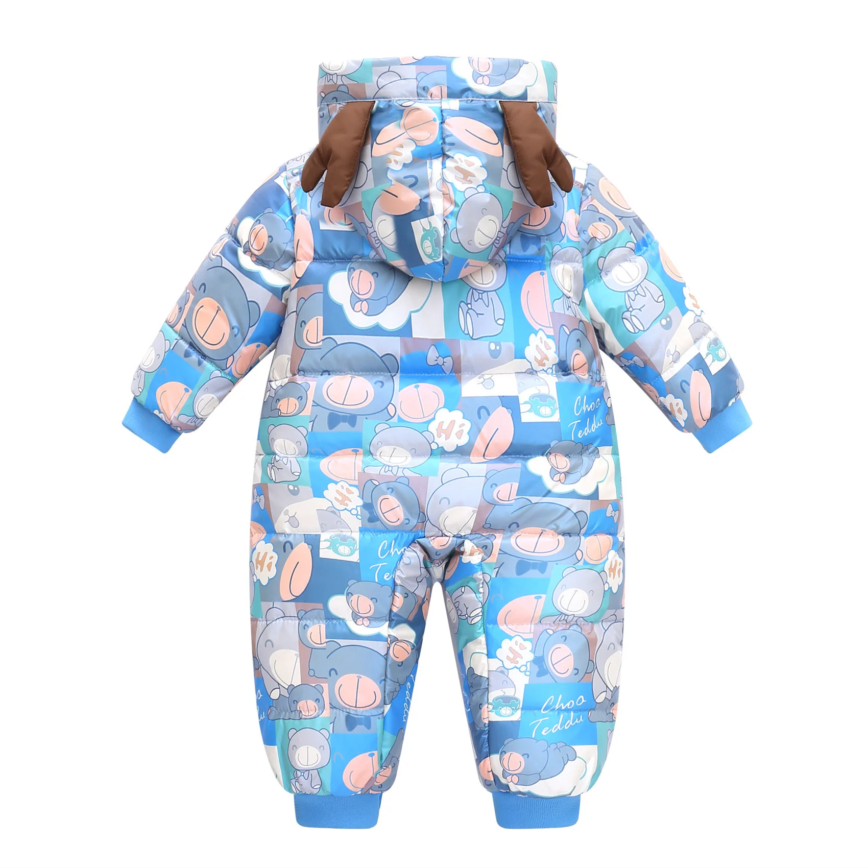 

clothes winter New baby kids clothing overalls girl jumpsuit duck down jacket boys Infant Snowsuit romper children thicken coats