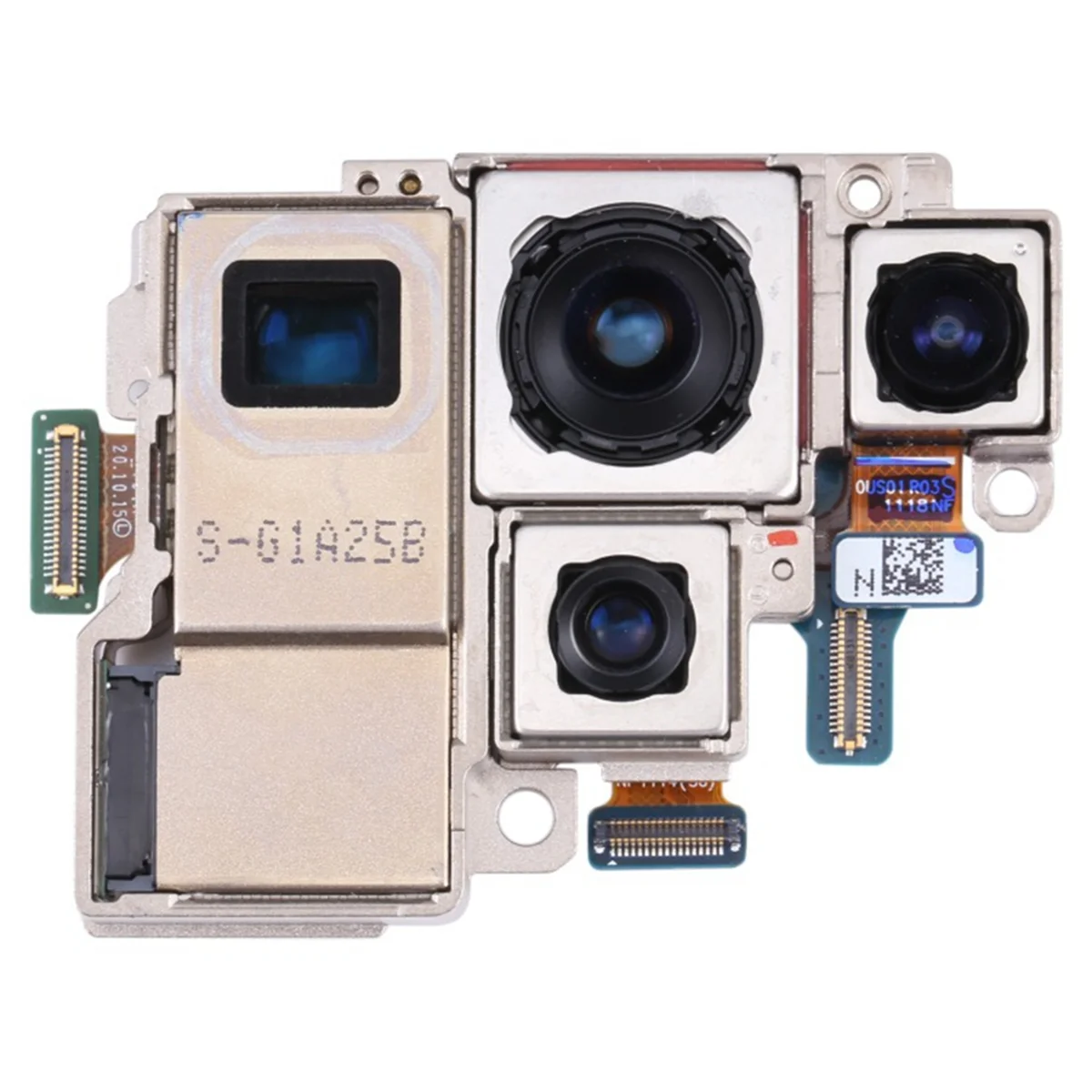 For Samsung Galaxy S21 Ultra 5G SM-G998B Camera Set Telephoto + Depth + Wide + Rear Main Camera Parts Replacement HGC
