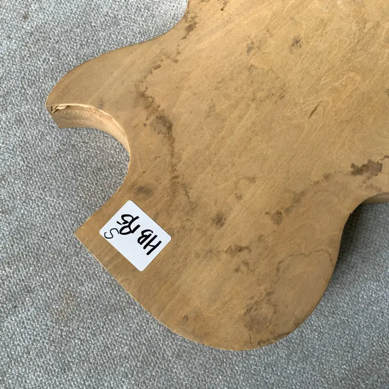 HB195 Unfinished LP Model Electric Guitar Body   Uncut Solid Basswood  DIY Guitar Parts Replace Accessories NO Paints