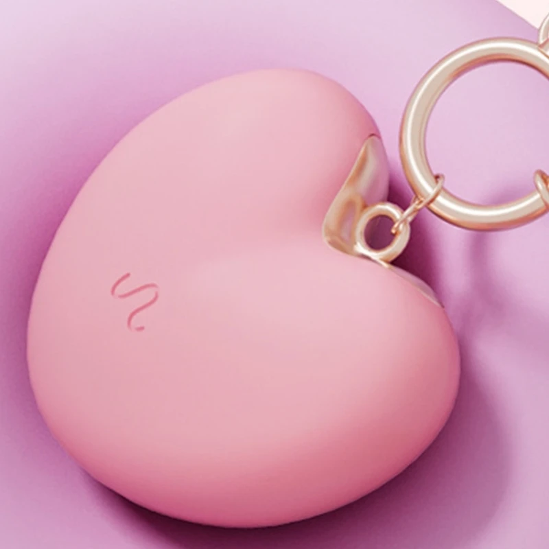 Keychain Heart Vibrator Remote/App Sex for Couple Wearable Love Eggs Massager Vibrating Eggs,Gspot Stimulator