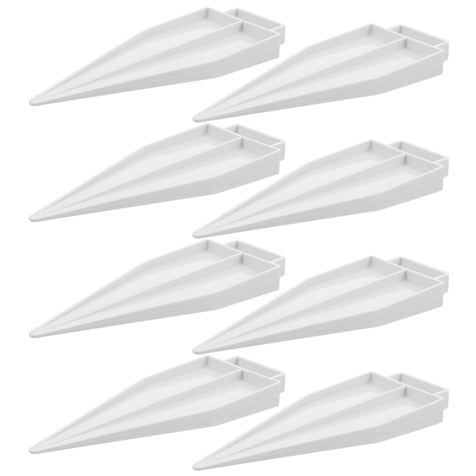 

8pcs Wide Plastic Fence Support Plugs with Fixing Holes for Small Fence Garden Accessories Long Term Use Stable Sturdy