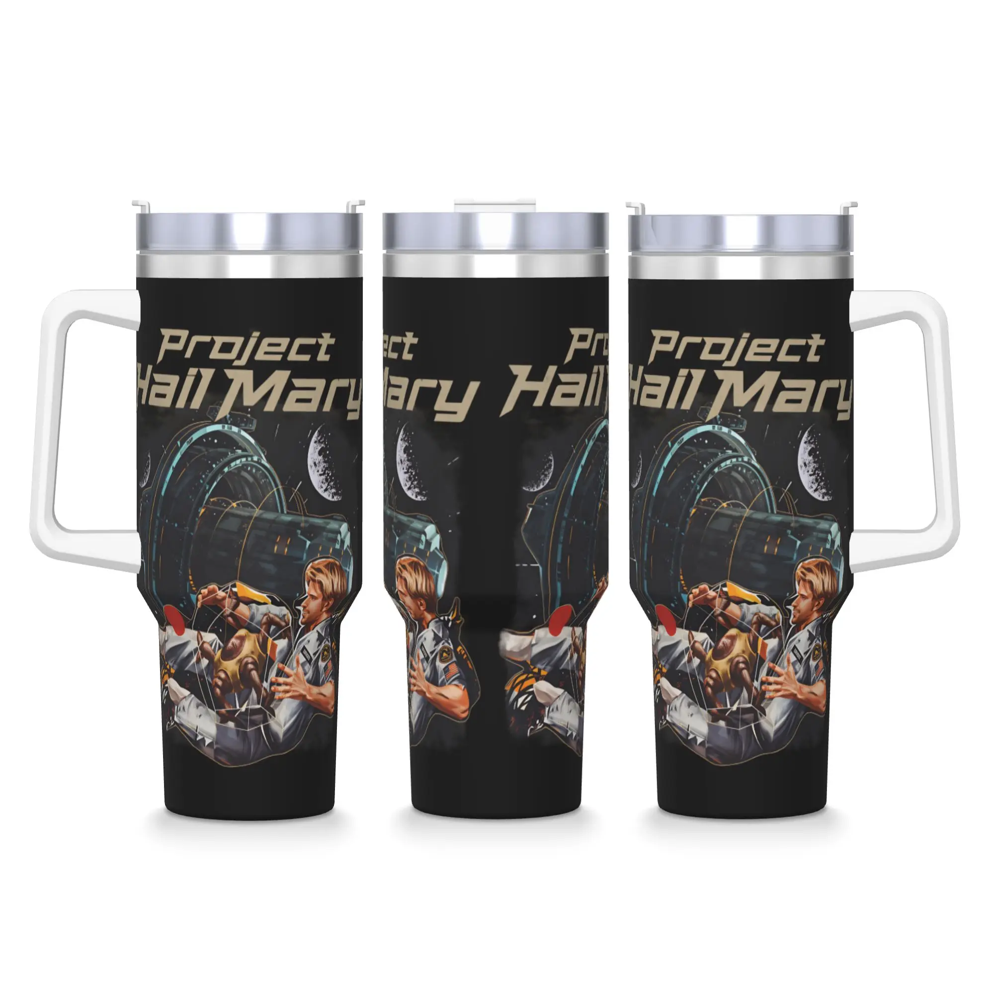 Project Hail Mary 2026 Stainless Steel Tumbler  Travel Car Mugs Large Thermal Cups Keep Heat Hot Drinks Milk Tea Water Bottle