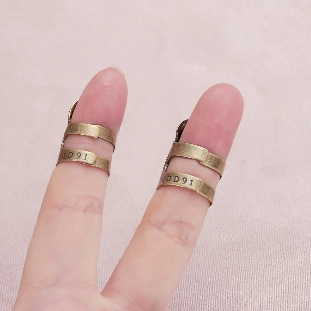 Sewing Accessories DIY Crafts Vintage Gold Antique Ring Finger Protector Needle Thimble Metal