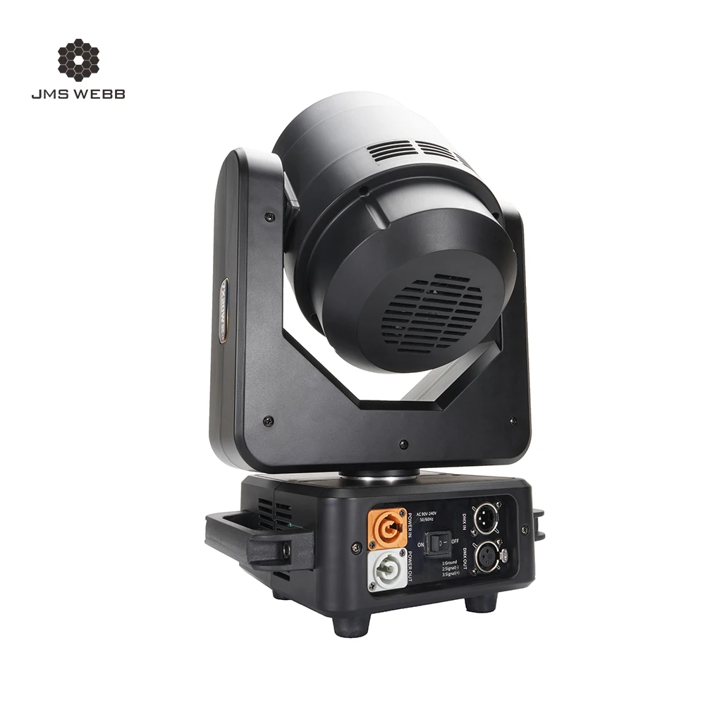 Imagem -02 - Jms Webb-led Moving Head Light Lens Beam Zoom Roat Efeito Dinâmico Boate Disco Festa Casamento 7x20w