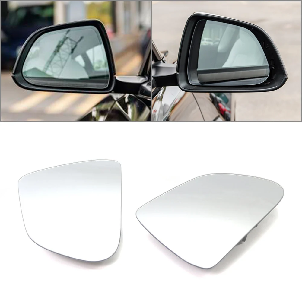 

1Par Car Side Wing Mirror Glass Rear View Left + Right For Tesla Model 3 2017 2018 2019 2020 2021 9252455001 9252456001