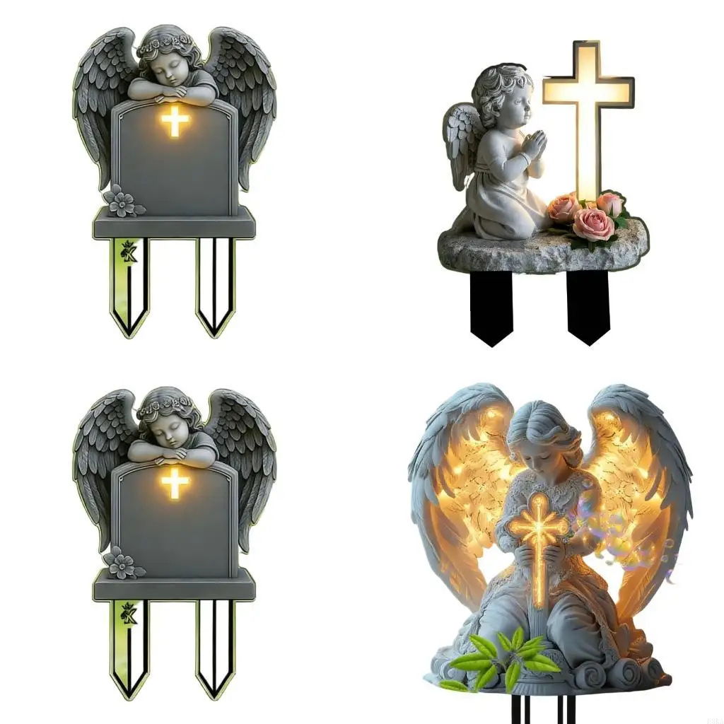 Durable Acrylic Cemetery Garden Decoration Stake Weather Resistant For Memorials Landscaping And Outdoor Ornaments Use