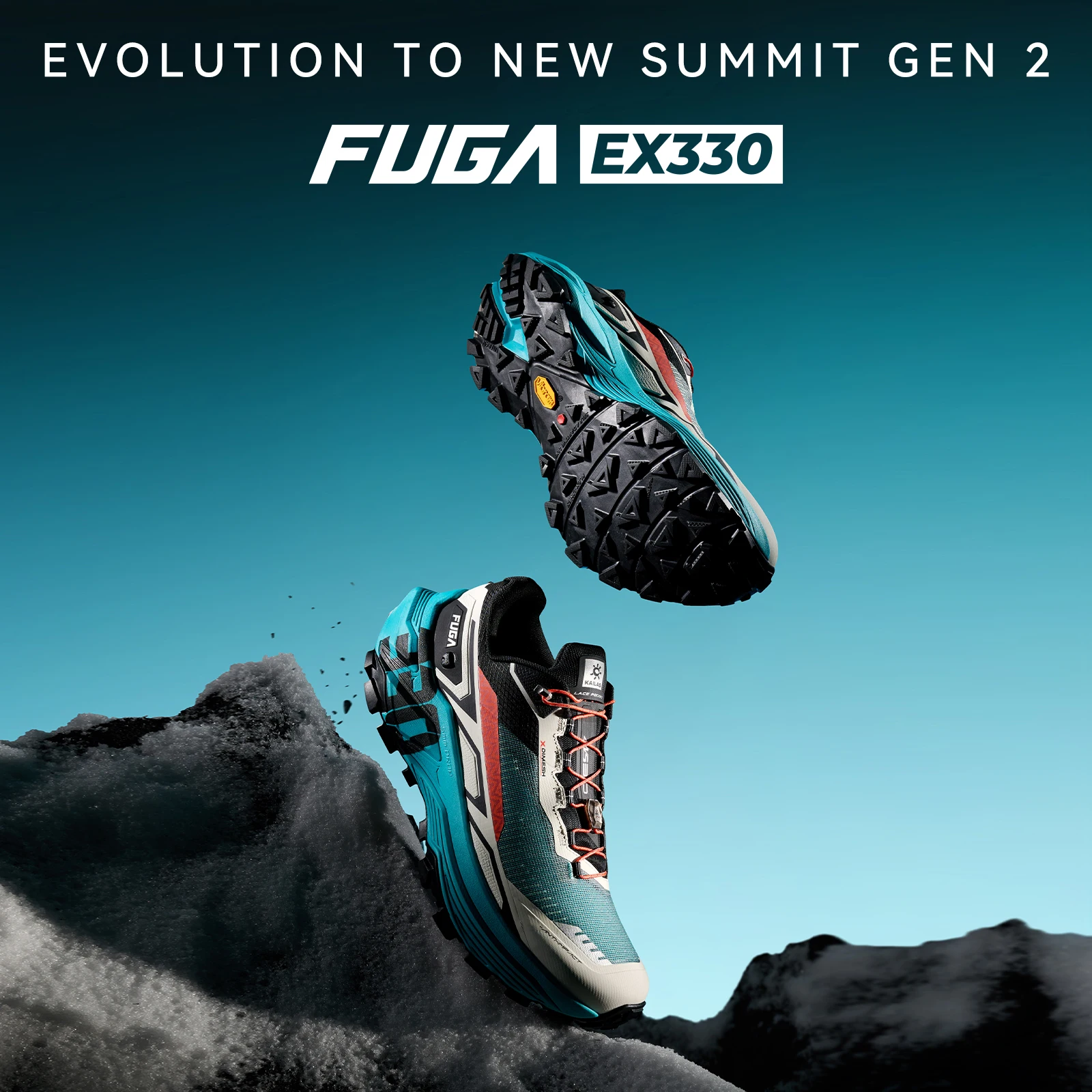 KAILAS FUGA New Arrivals EX330 Trail Running Shoes Unisex Outdoor Sport Arch Support Breathable Lightweight Sneakers KS2613112