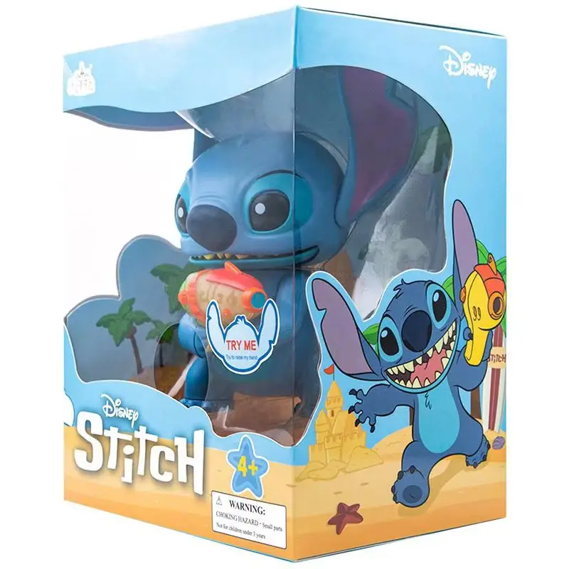 

Disney Stitch Luminous Vocal Figure Action Figurine Collectible Model Desktop Decor Lilo & Stitch Merchandise Kids Birthday Gift