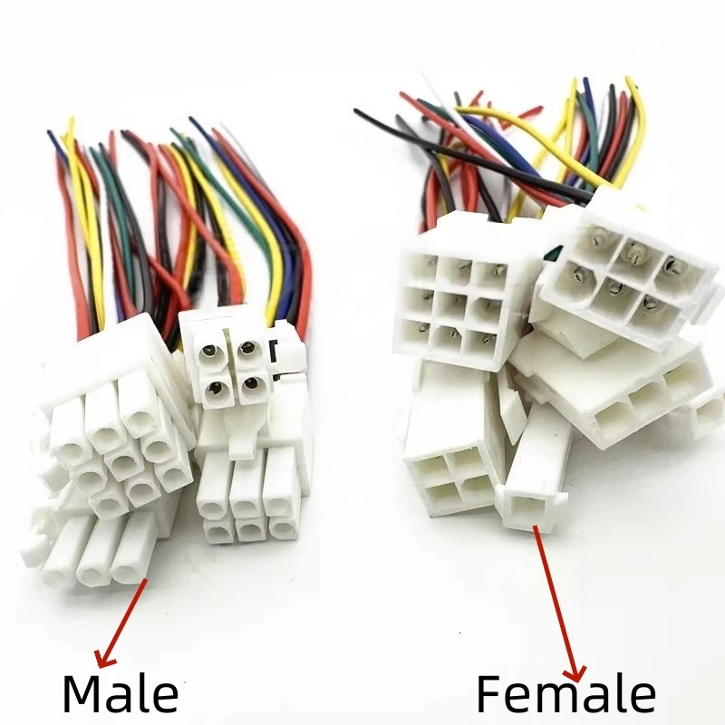 1pcs Fl4.14mm Pitch Terminal Cable Connector Air Pair Cable Servo Motor Plug Male And Female Pair Cable 1p2p3p4p6p9p