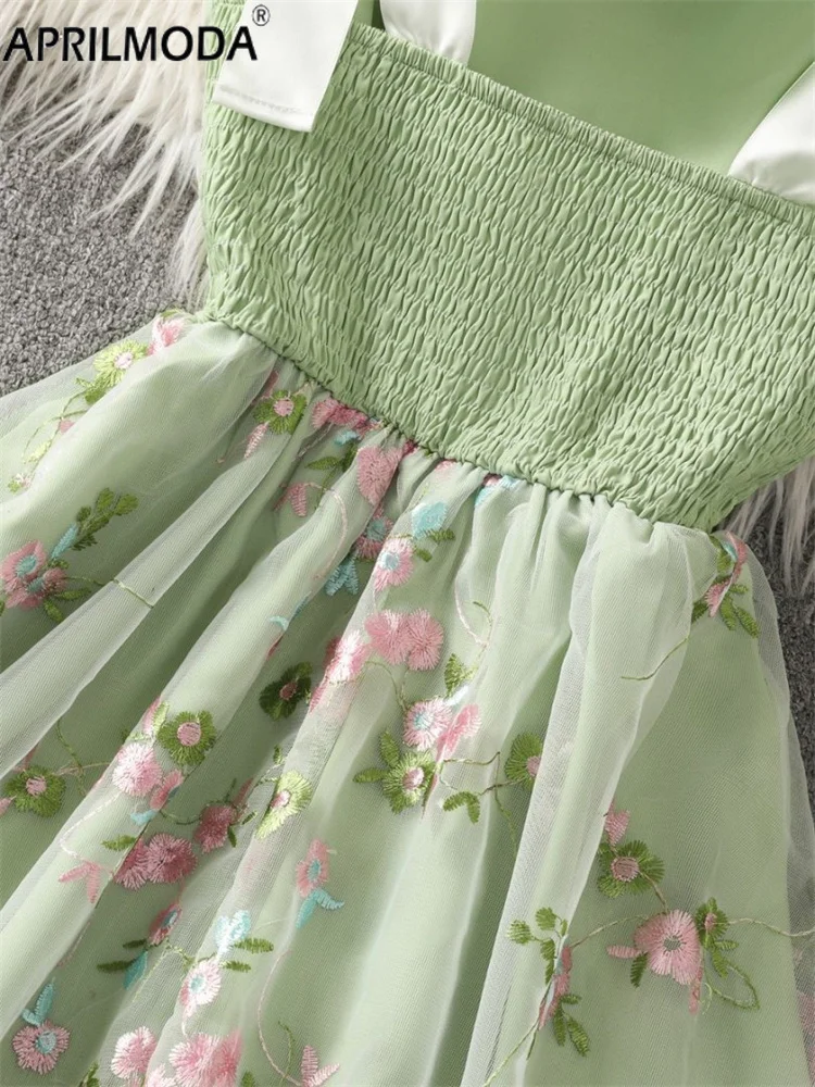 Elegant สั้นวันหยุดดอกไม้เย็บปักถักร้อยสั้น Tulle Homecoming มินิพรหมชุด Fairy พรรคอย่างเป็นทางการชุดเจ้าสาว Gowns