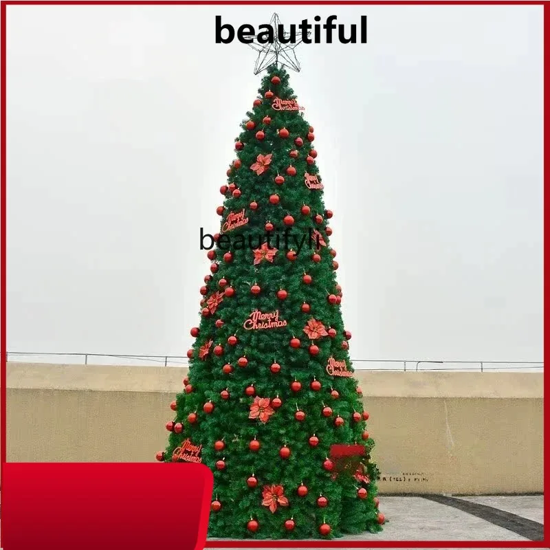 

Large Christmas tree 4 meters 5 meters 6 meters 7 meters, outdoor large frame Christmas tree H
