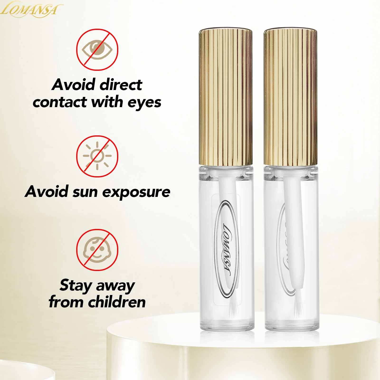 Lomansa Wholesale 7ml Strong Lash Lift Glue Eyelash Lift Perming Pestana Adhesive Clear Eyelash Lamination Glue Makeup Tools