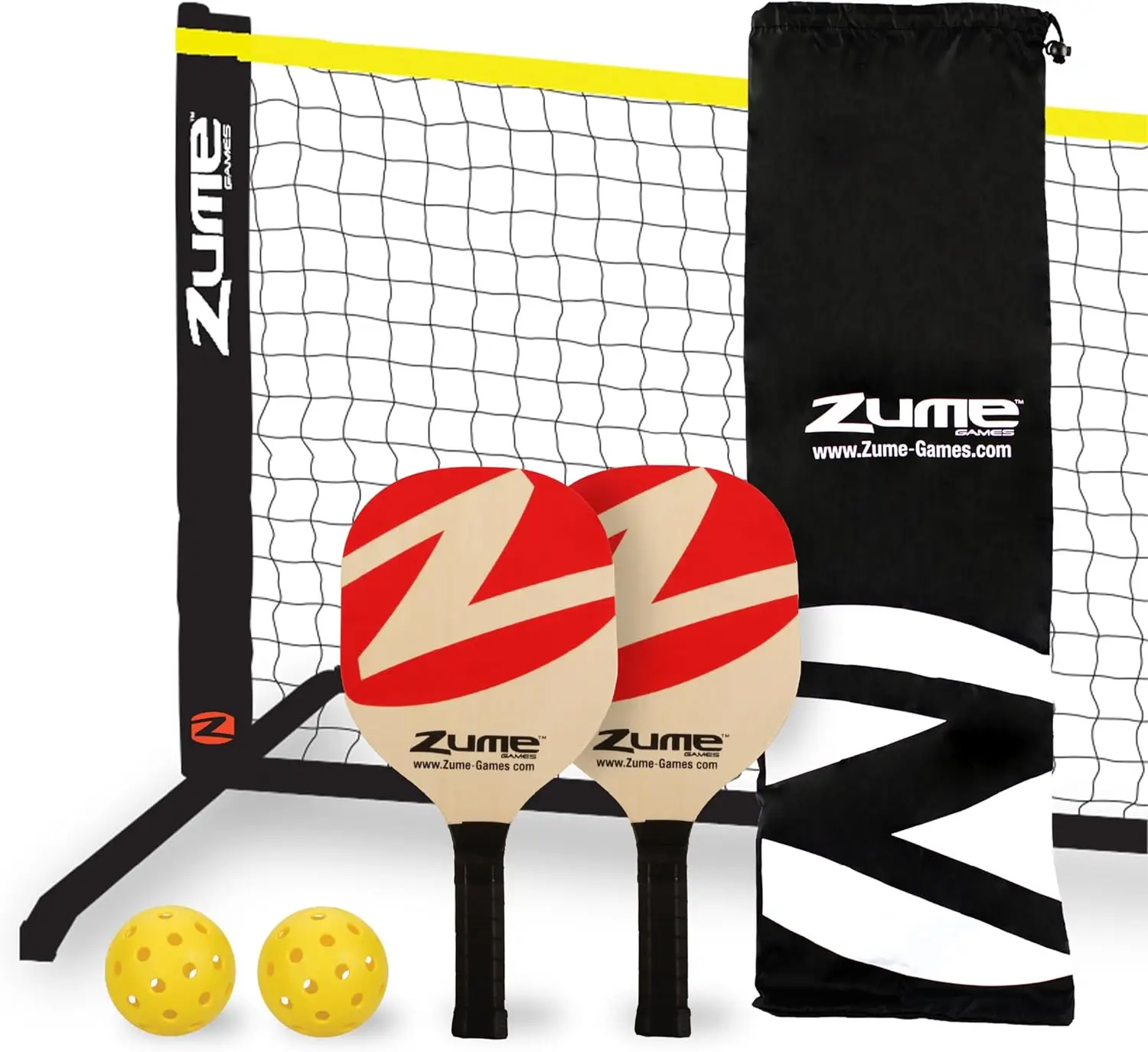 Complete Portable Badminton Set with Net, 4 Rackets & Shuttlecocks - Easy Setup Outdoor Game for Backyard, Beach