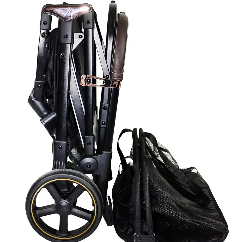 أربع عجلات عربة التسوق في السوبر ماركت خفيفة الوزن قابلة للطي سيارة تخييم في الهواء الطلق عربة الحيوانات الأليفة سلة نوع عربة