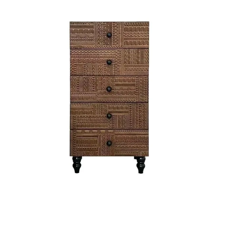 

drawers, bedroom, bedside storage cabinet, American chest cabinet, Nordic retro side cabinet, living room locker