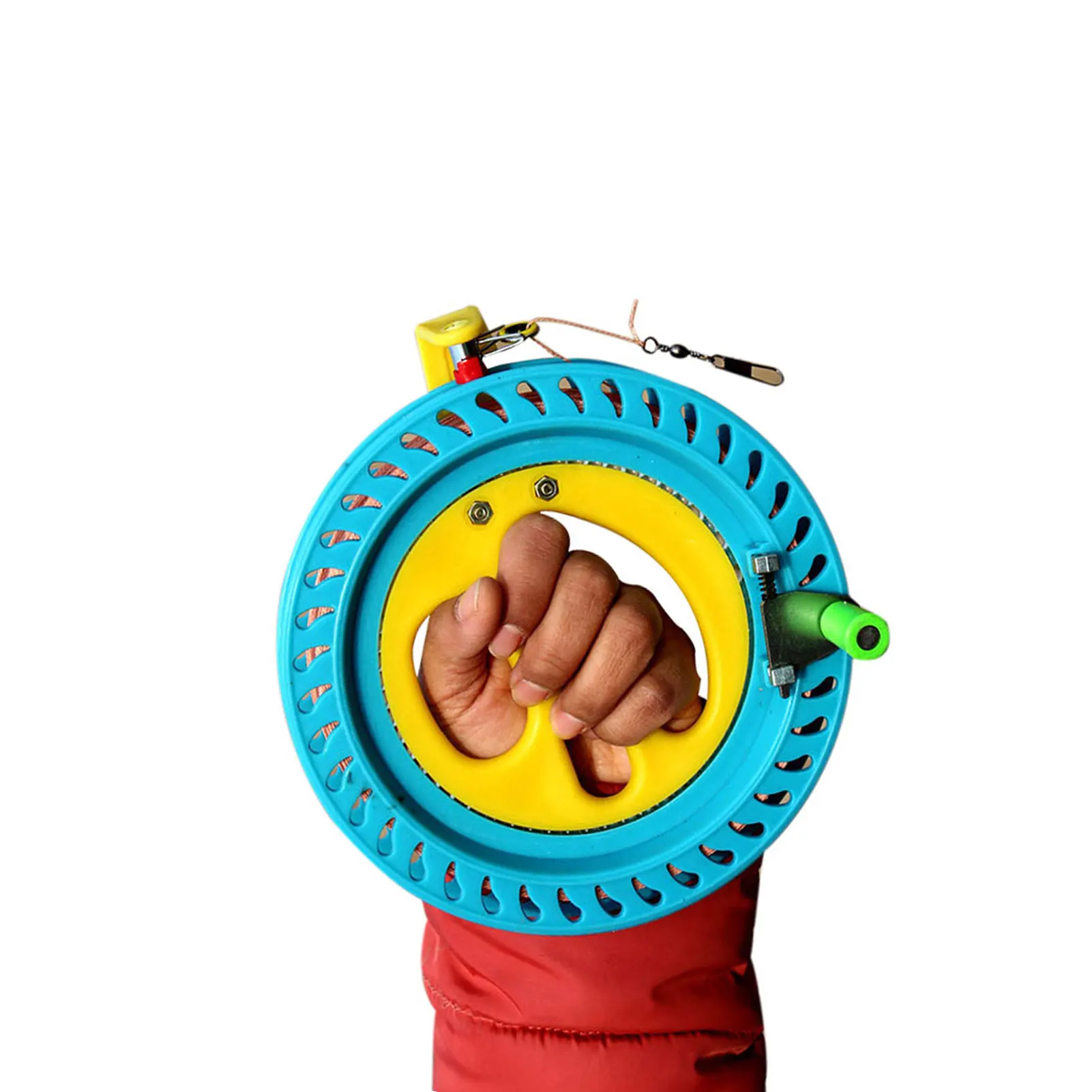 Grip Outdoor Kite String Reel Double Handle Wrapped Kite Wheel Smooth Rotation Ball Bearing Tool