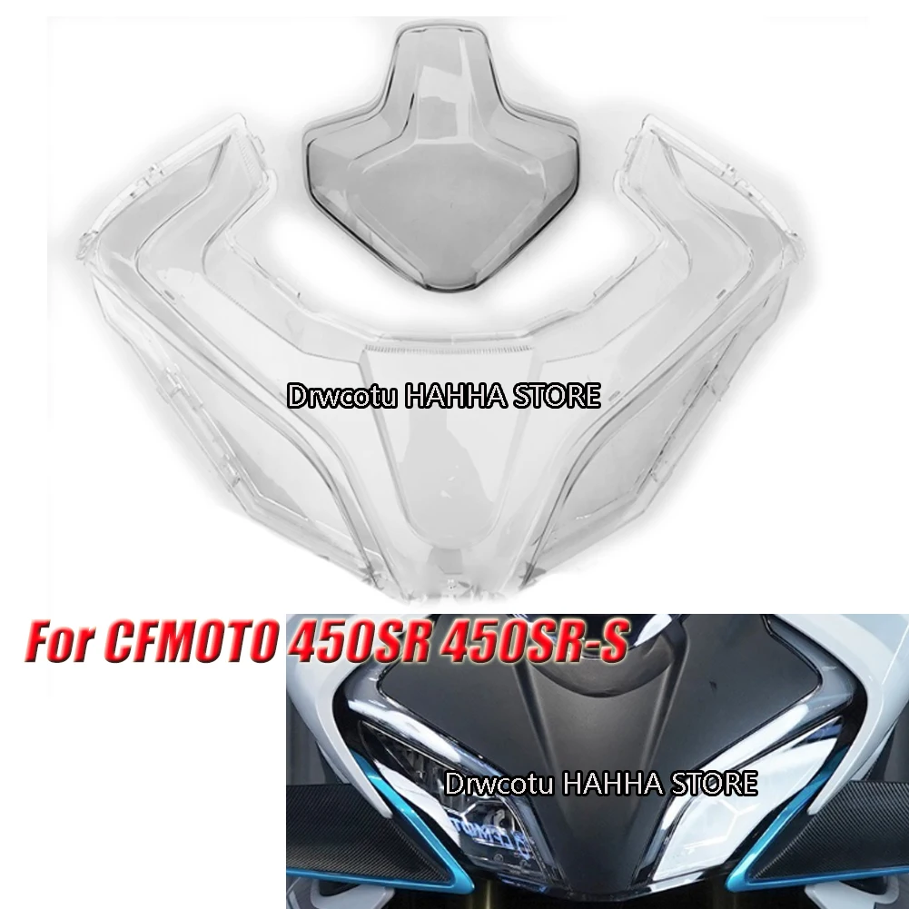 

For CFMOTO 450SR 450SR-S CF450SR Motorcycle Headlight Housing Headlamp Guard Lampshade Headlight Plastic Shell Taillight Cover