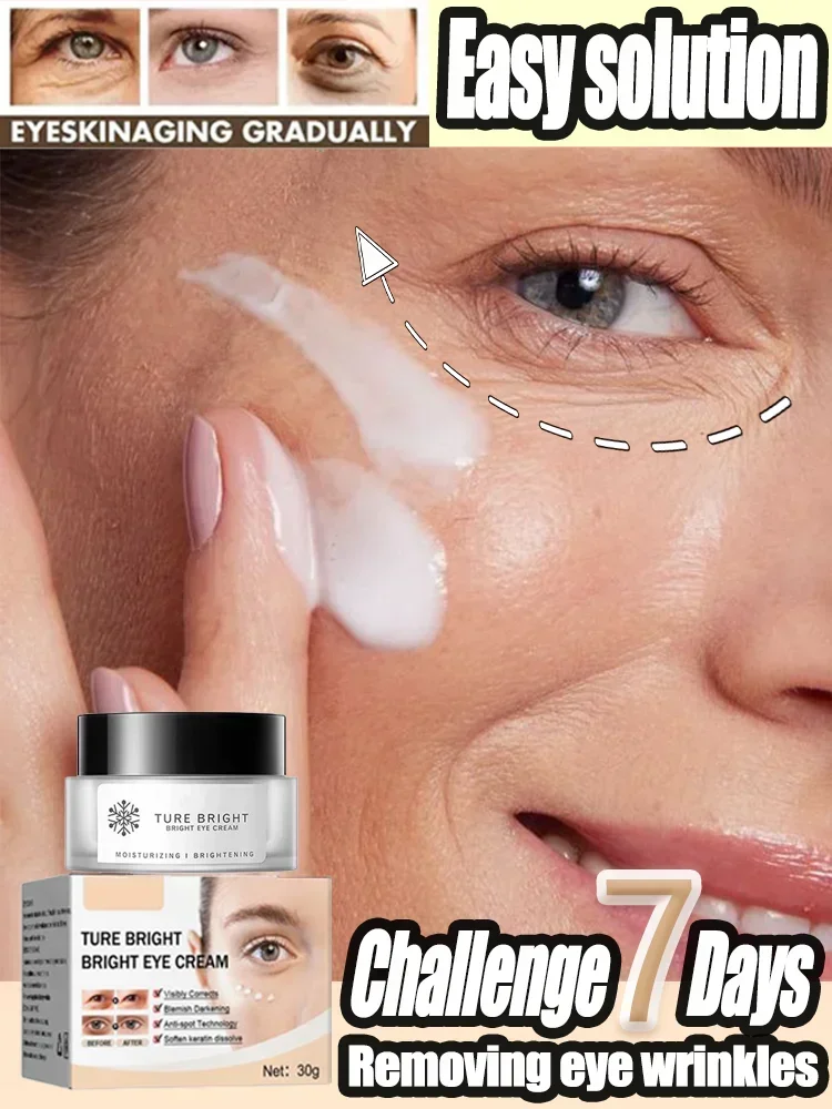 

Anti Dark Circle Eye Cream Eye Bags VC Whitening Lightening Cream Wrinkle Removal Serum Eyes Firming Skin Care Beauty