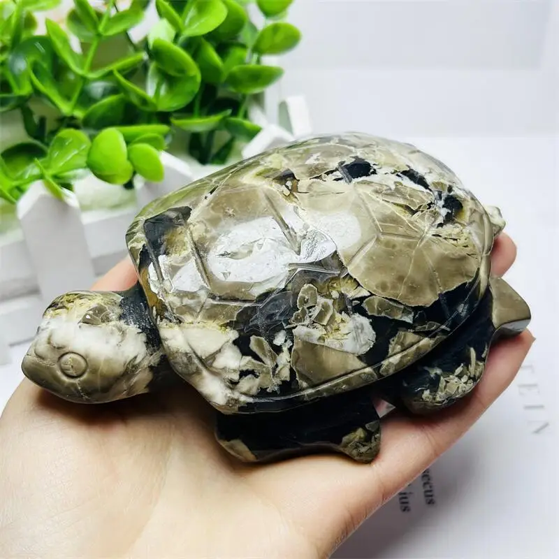 

Натуральный янтарь, агат, черепаха, резьба, фигурка, целебная энергия, драгоценный камень, кристаллы, поделки для рождественского подарка, 1 шт.