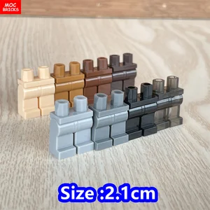 8 adet / grup MOC Tuğla Pantolon, Beyaz bacaklar, Vücut Giyim, Figür, Aksesuar, Montajlı Yapı Taşları Oyuncak, Çocuk Bebekler, Plastik Lego bacaklarına 8 çekirdekli satışlar - №1