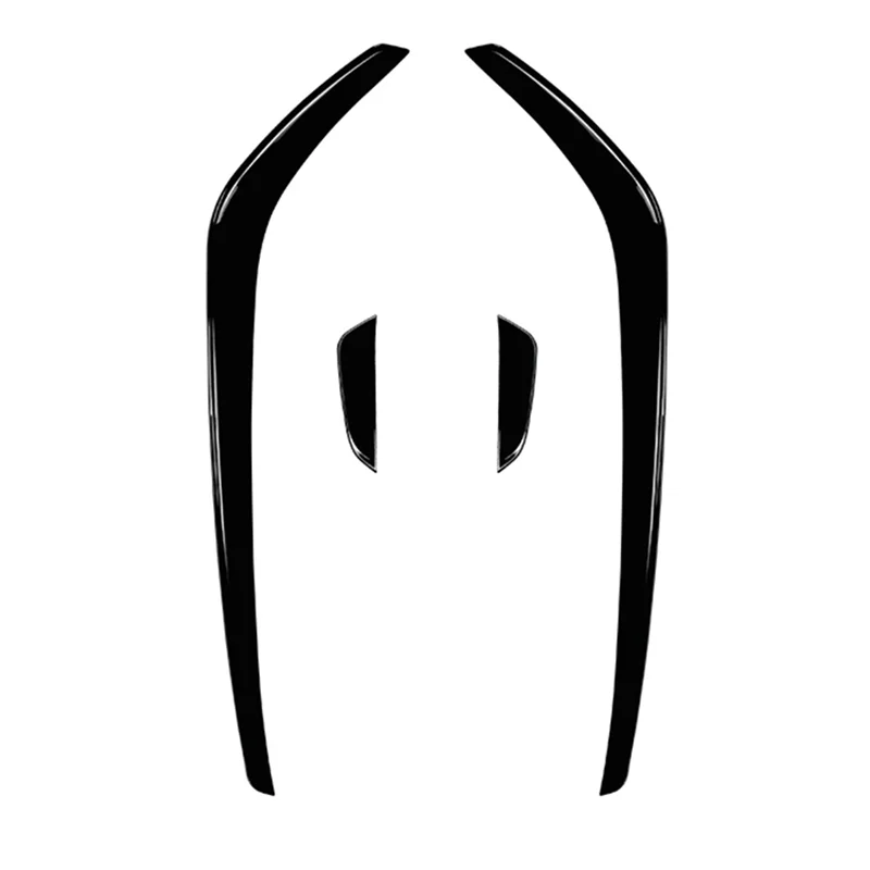 

Car Front Bumper Spoiler Splitter Cover Side Lip Splitter Trim For VW Golf 7.5 Golf 7.5 GTI 2017-2019 Glossy Black