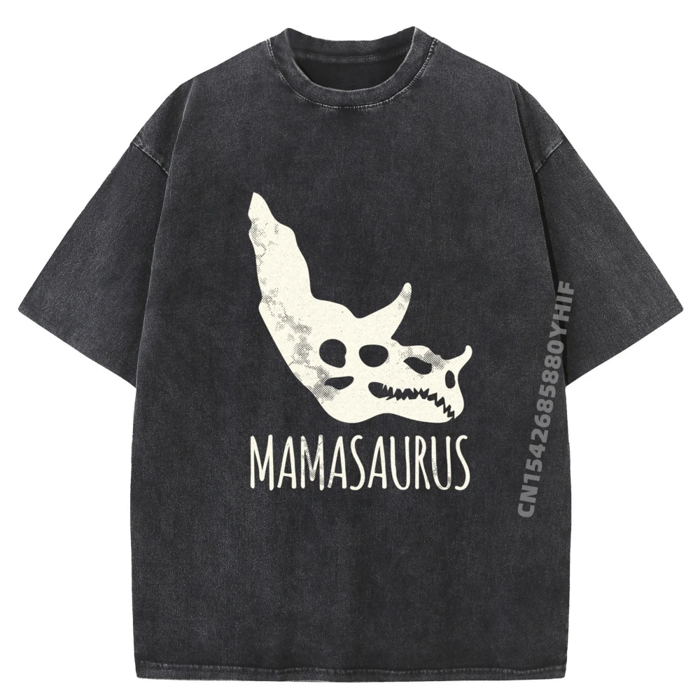 

Мягкая футболка с принтом Mamasaurus Dinosaur Family Skeleton Rex Dinosaur Забавные рубашки Мужская хлопковая стираная футболка