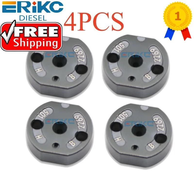 4PC 295040-6700 Diesel Fuel Injector Control Valve 501# for  095000-0230 095000-0490 295050-0960 2950500960 12640381