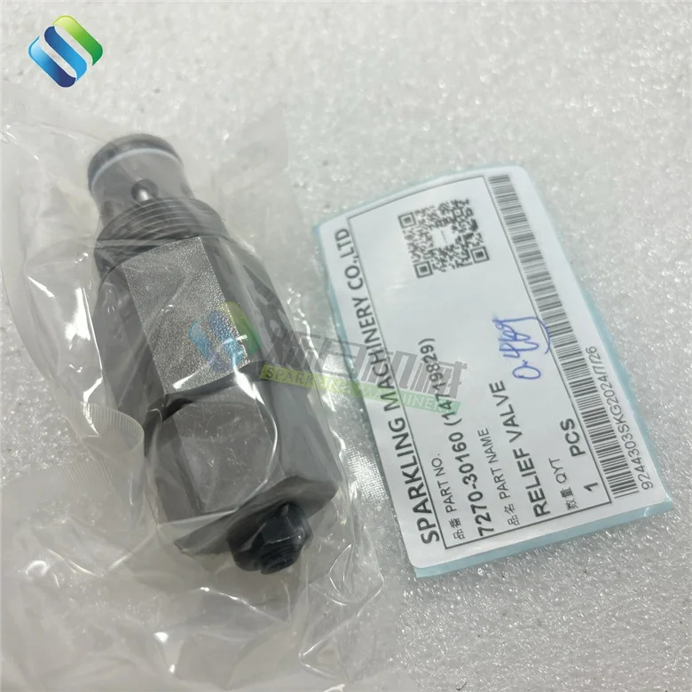 SA7270-30160 صمام الإغاثة الرئيسي للحفارة EC210B EC290B VOE14719829 قطع غيار ماكينات البناء #3