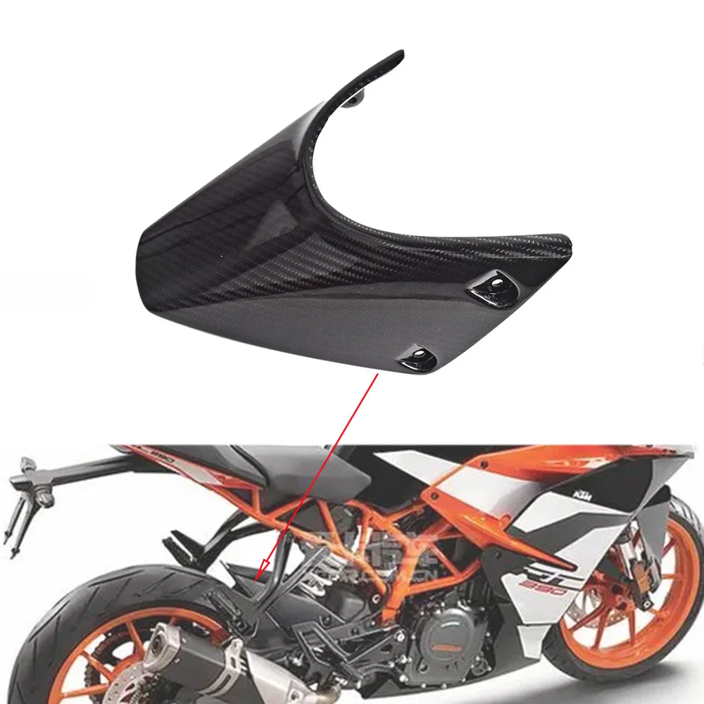 3K Carbon Fiber Rear Fender Splash Mudguard Motorcycle Accessories Fairing Kits For KTM RC 390 RC390 2018 2019 2020 2021 2022