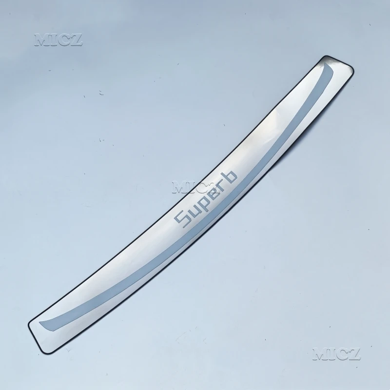 

Автомобильные аксессуары для Skoda Superb из нержавеющей стали, защитная пластина для порога багажника автомобиля, защита от царапин 2012-2022