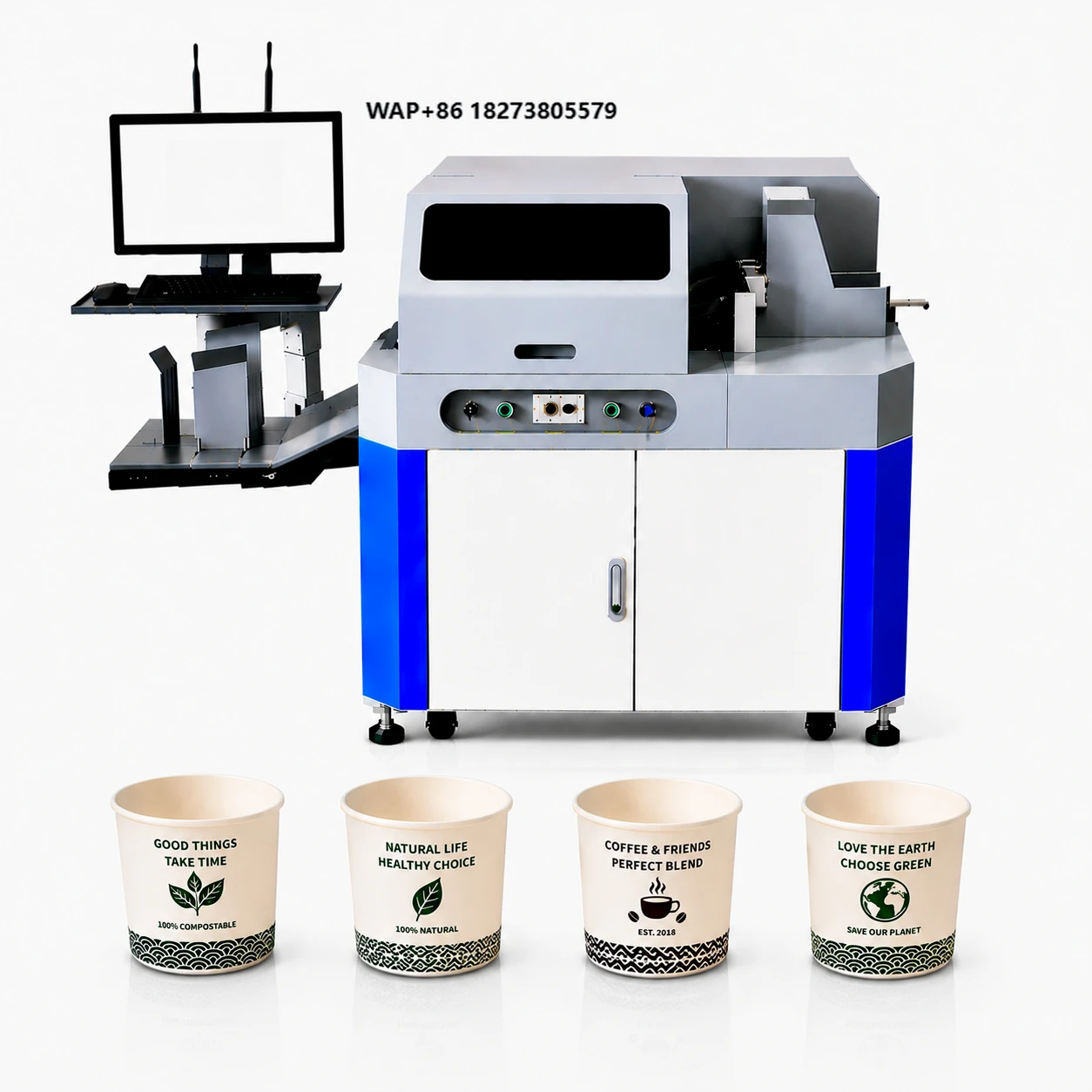 Industrial Bubble Tea Paper Cup Printing Machine High Precision Digital Equipment for Beverage Packaging Production Solution
