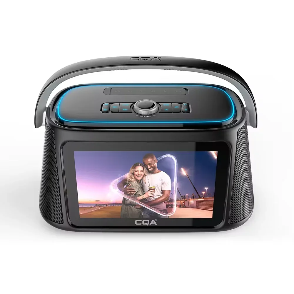 10.1 Inch Touch Screen Smart Desktop Speaker Android System Bluetooth WIFI TWS Lyric Display Audio Playback Equipment
