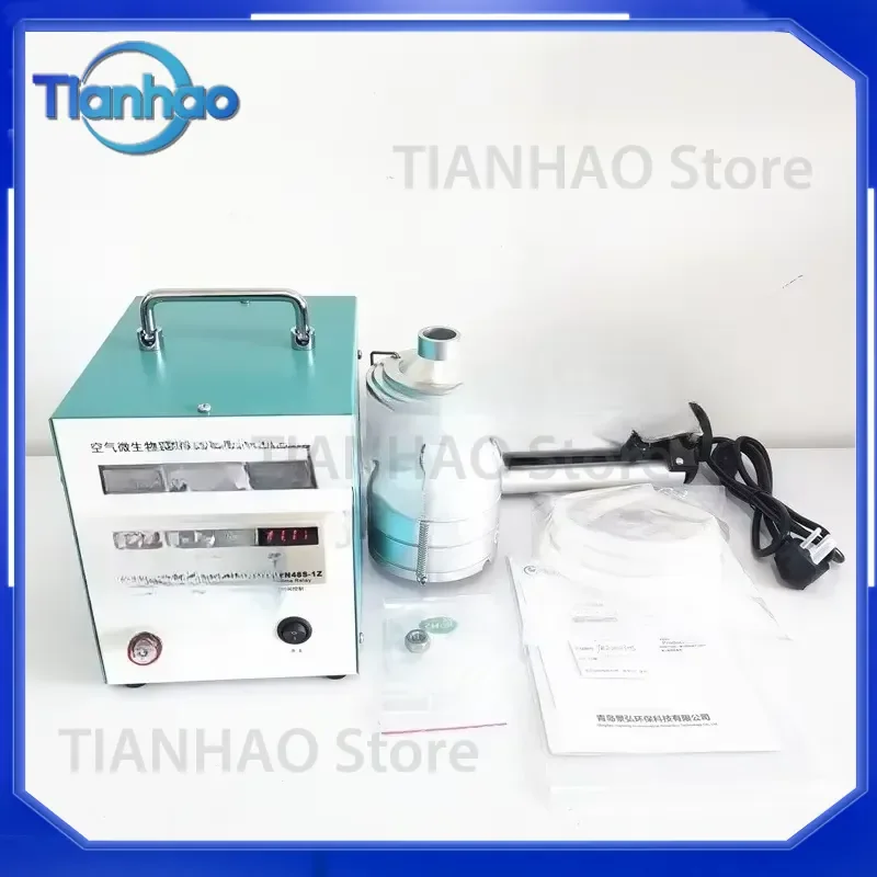 for JHL-6 Six Stage Air Microbial Sampler Portable Bacteria Dust Particle Collector Lab Testing Instrument Environmental