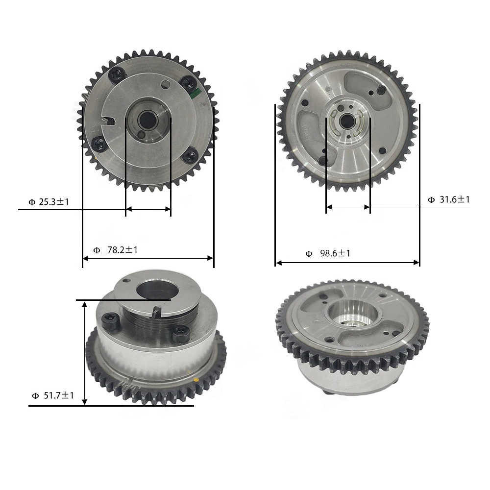 24370-3C100 Exhaust Camshaft Adjuster Gear For Hyundai Kia SANTA FE SEDONA SORENTO 3.3 3.8