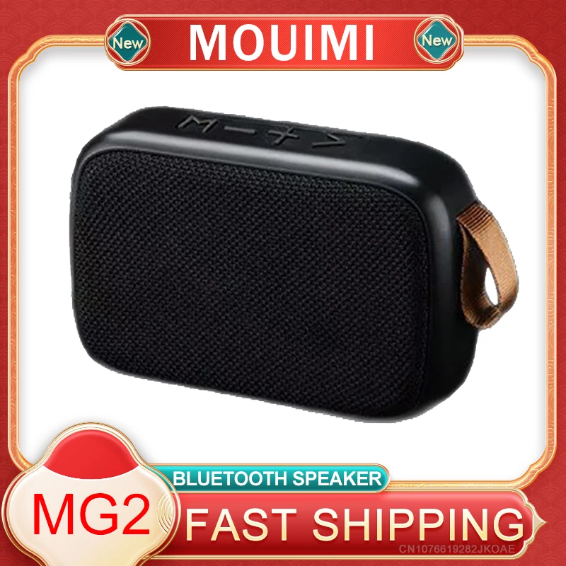 GM2 مكبرات صوت بخاصية البلوتوث داخلي لاسلكي محمول مكبر صوت HiFi ستيريو صوت مضخم صوت مشغل موسيقى للحفلات يدعم بطاقة USB TF