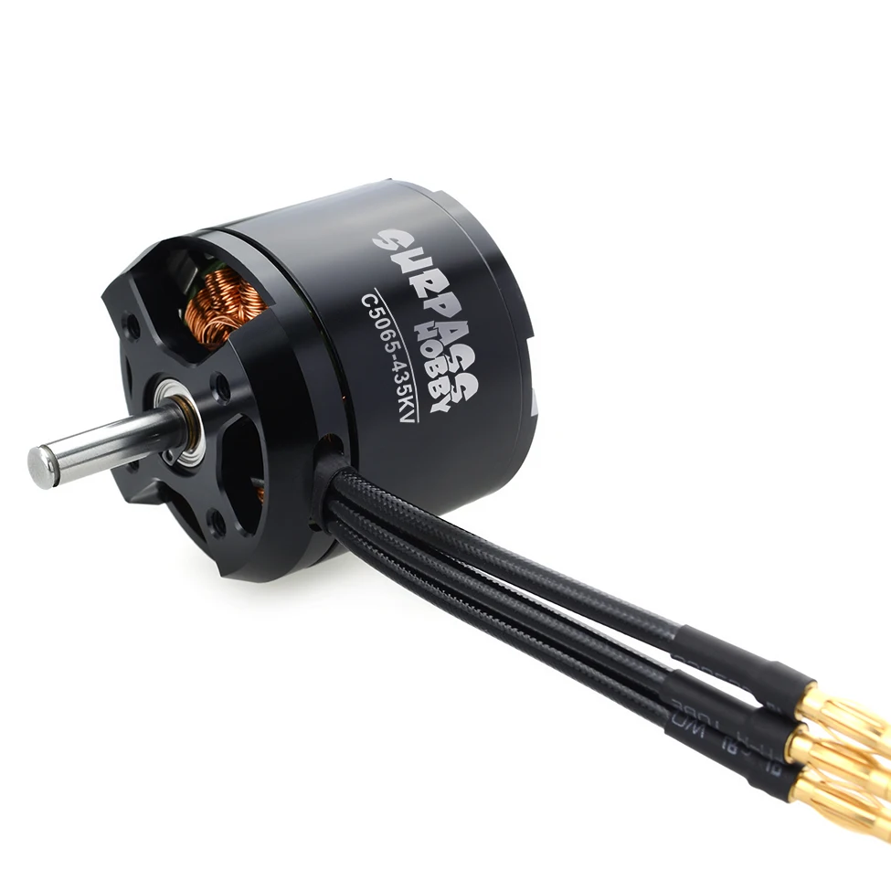 

SURPASS HOBBY C5065 335KV 435KV Brushless Motor for RC Airplane Fixed-wing Glider Aircraft Accessories